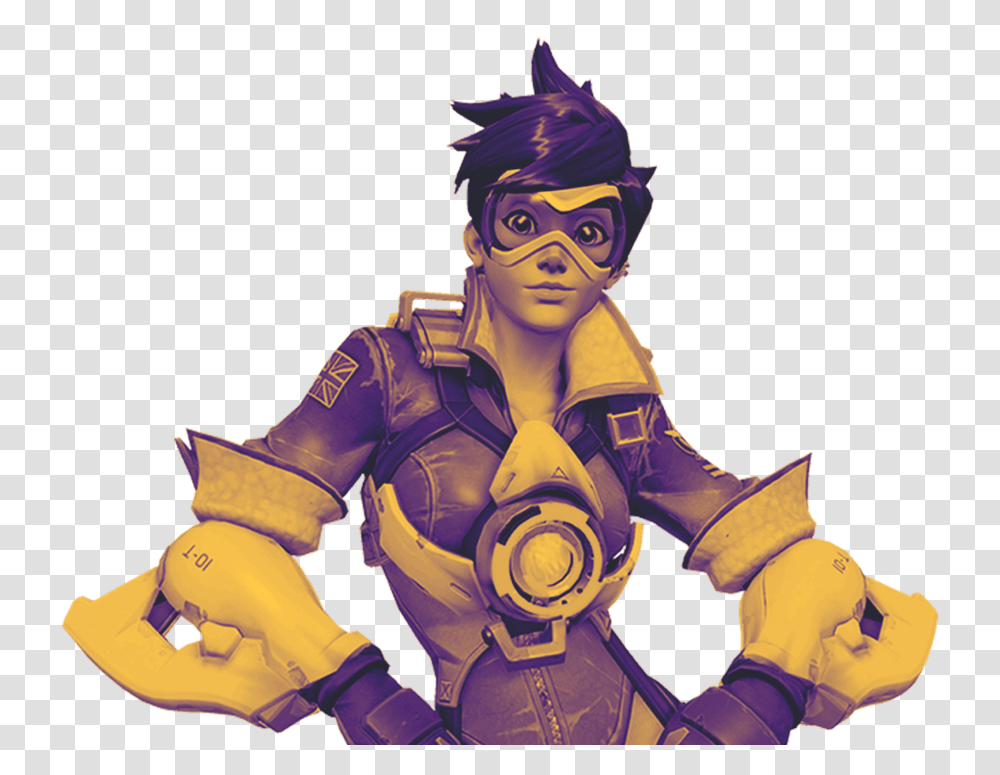 Overwatch Fandom Tracer Overwatch, Person, Human, Robot, Costume Transparent Png