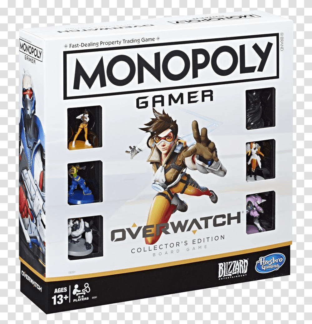 Overwatch Gamer Collectors Edition Collector's Edition Monopoly Gamer, Person, Electronics, Screen Transparent Png