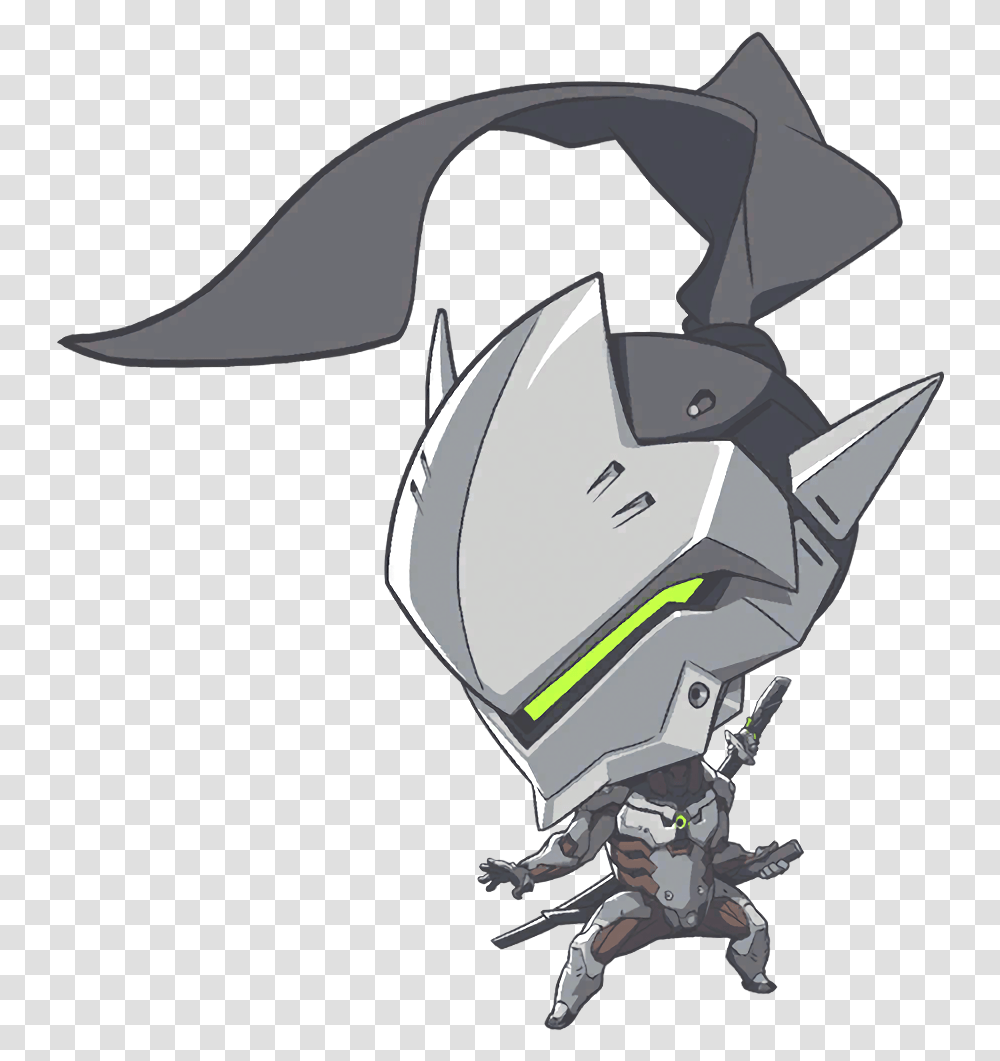 Overwatch Genji Cute Spray, Axe, Tool, Person, Human Transparent Png