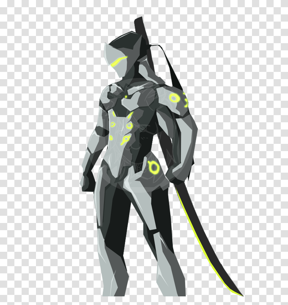 Overwatch Genji Image, Knight, Costume, Modern Art Transparent Png