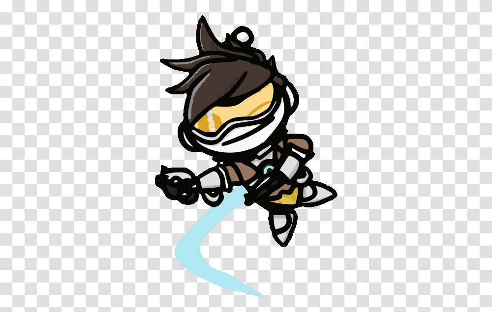 Overwatch Gif, Face, Pirate, Ninja Transparent Png