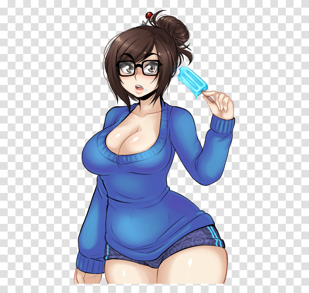 Overwatch Hair Clothing Human Hair Color Cartoon Joint Overwatch Sexy Mei, Apparel, Person, Manga, Comics Transparent Png
