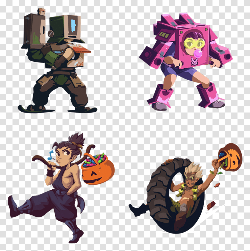 Overwatch Halloween Costumes Sprays, Person, Toy, Statue Transparent Png