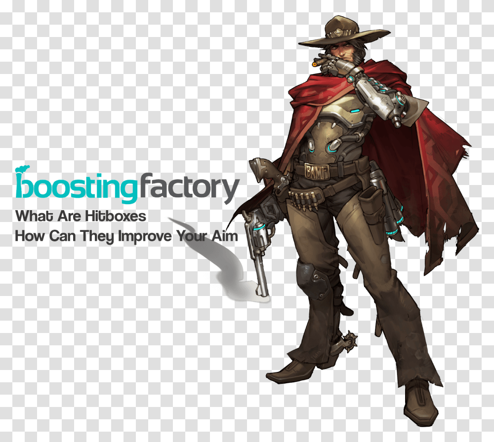 Overwatch Hitboxes Cover Mccree, Person, Human, Apparel Transparent Png
