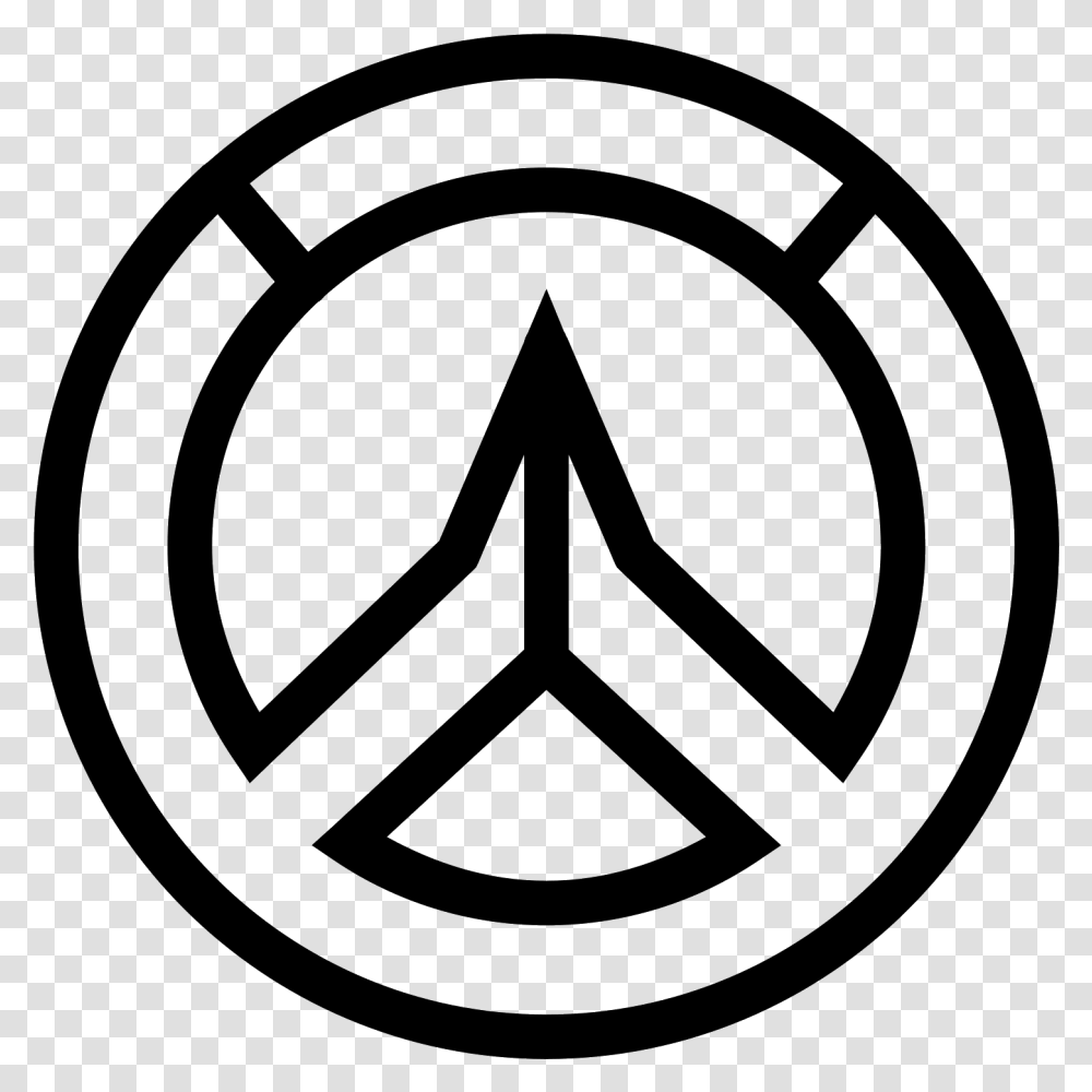 Overwatch Icon White, Gray, World Of Warcraft Transparent Png