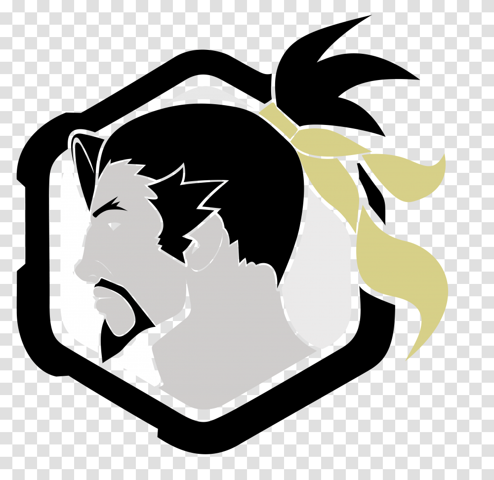 Overwatch In Overwatch, Stencil, Face Transparent Png