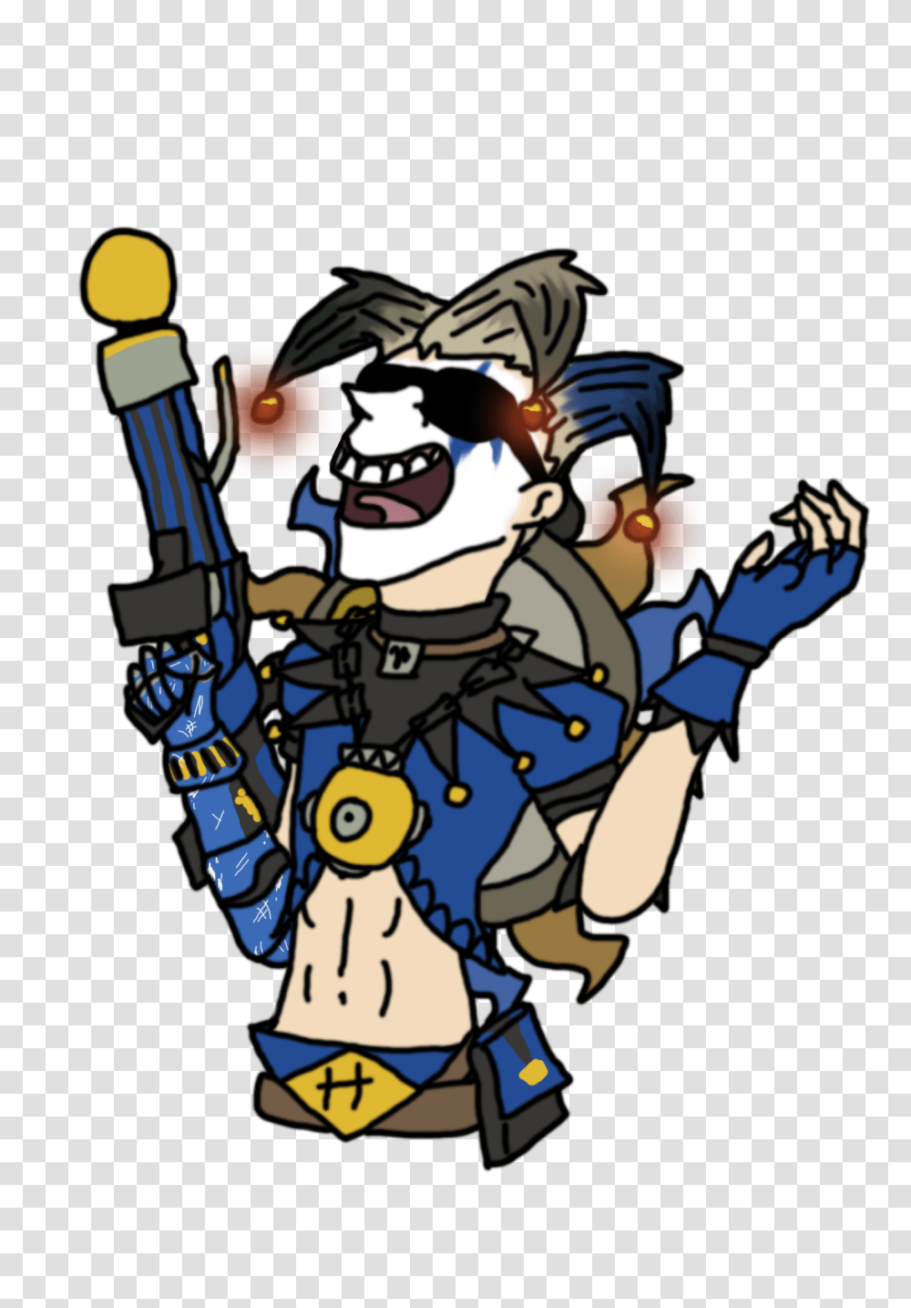 Overwatch Junkrat, Pirate Transparent Png