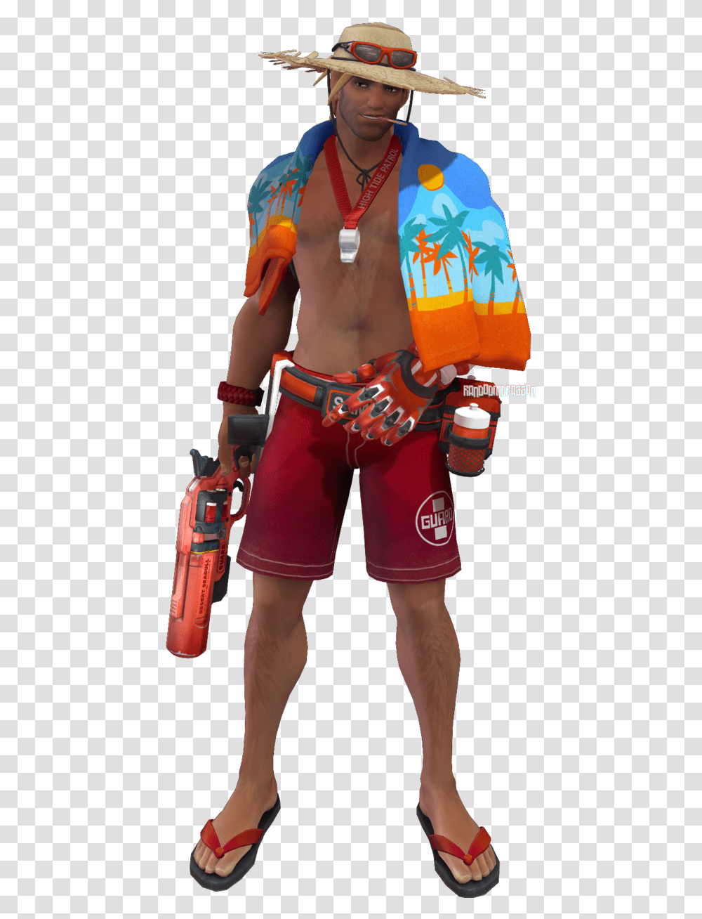 Overwatch Mccree, Hat, Apparel, Person Transparent Png