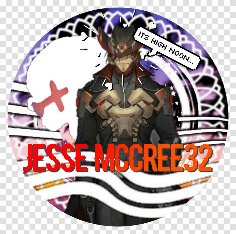 Overwatch Mccree Icon Cartoon, Disk, Person, Human, Dvd Transparent Png