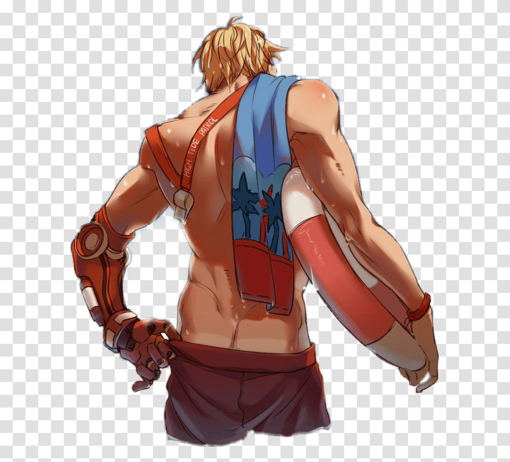 Overwatch Mccree Mccree Summer Games Fanart, Person, Hand, Manga Transparent Png