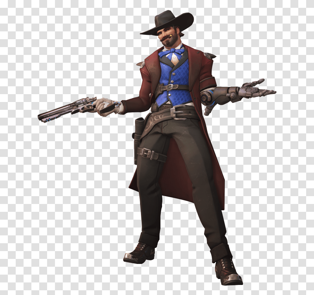 Overwatch Mccree, Person, Ninja, Performer Transparent Png