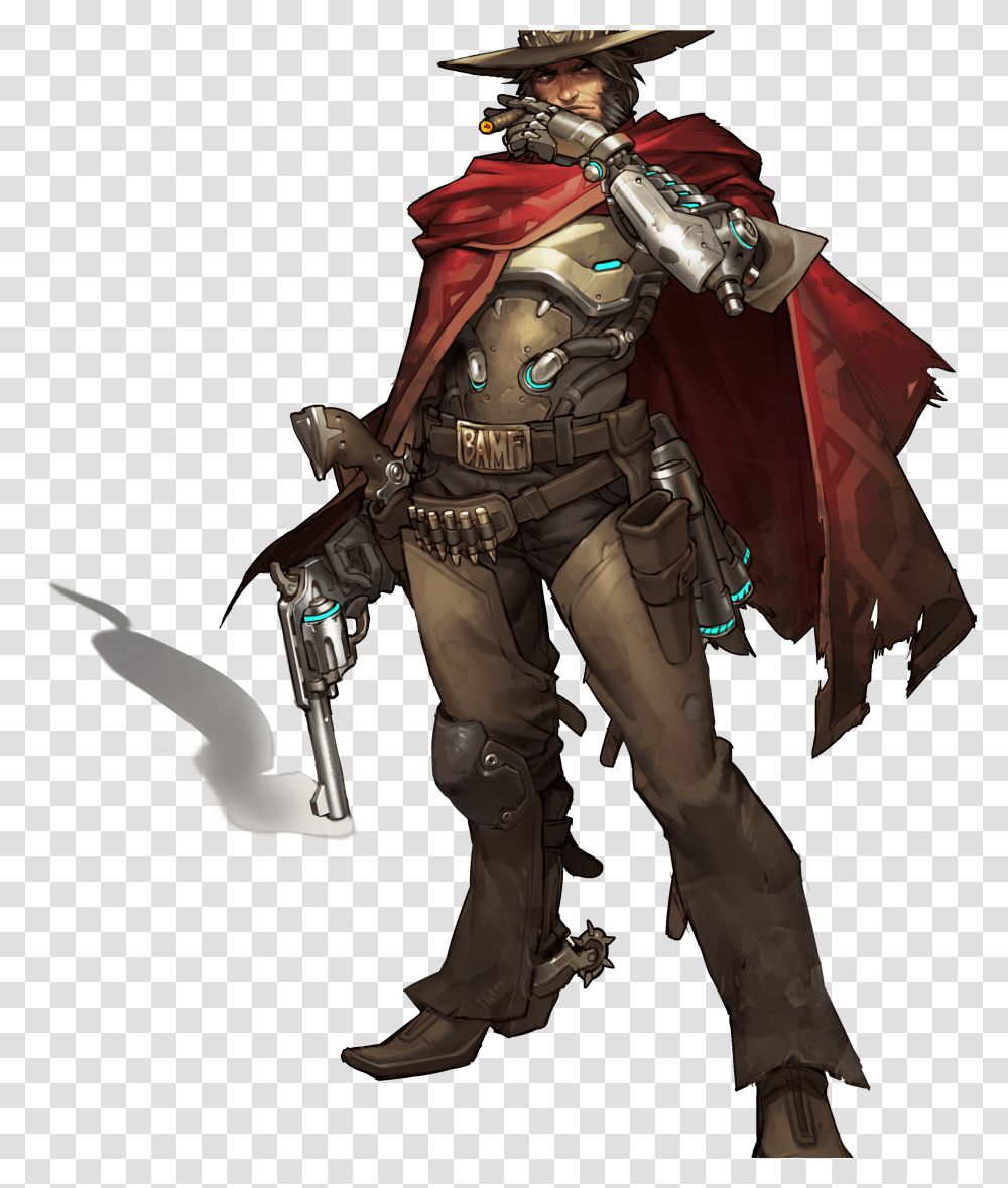 Overwatch Mccree, Person, Human, Costume, Ninja Transparent Png