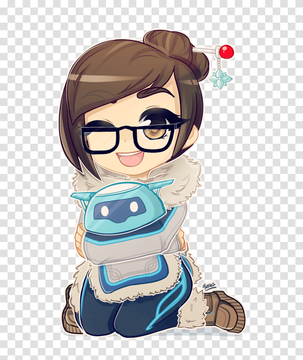 Overwatch Mei, Helmet, Apparel, Person Transparent Png