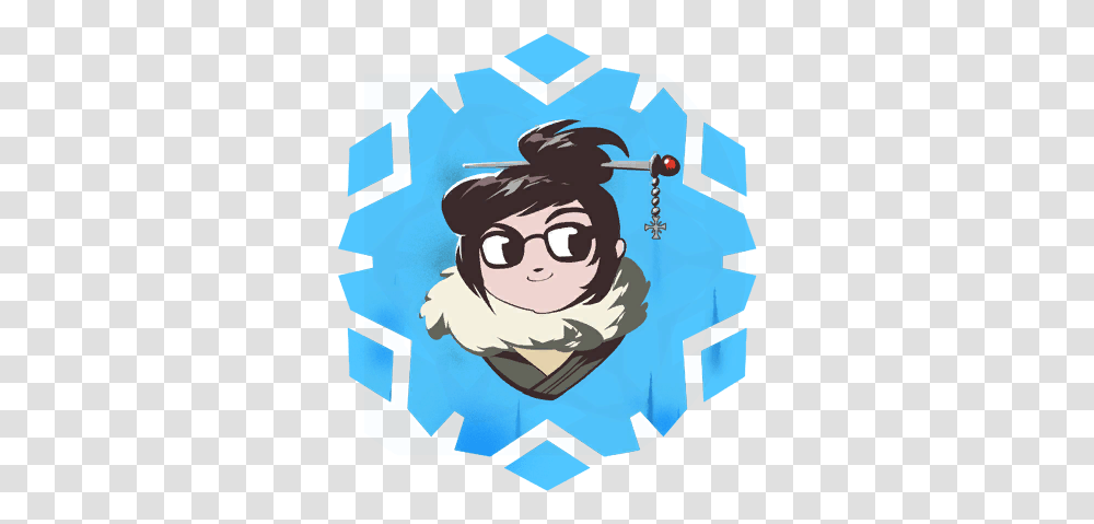 Overwatch Mei Mei Logo Overwatch, Person, Poster, Outdoors, Graphics Transparent Png