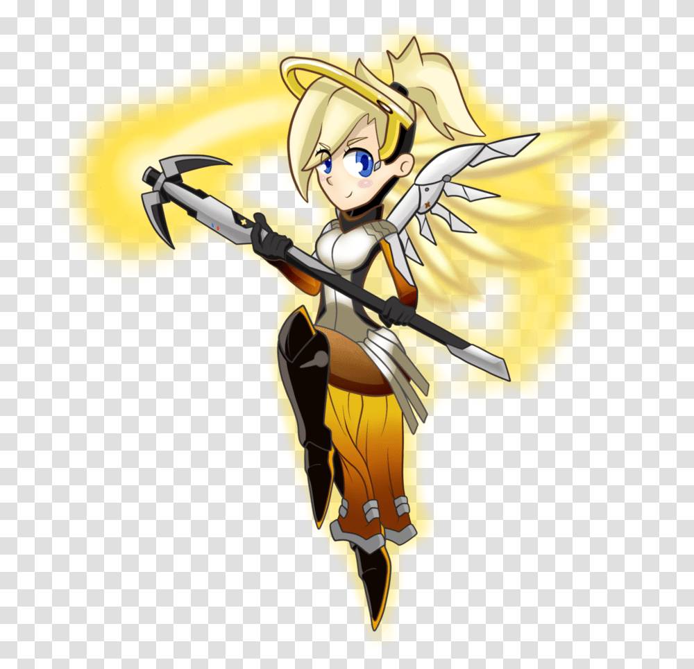 Overwatch Mercy Picture Mercy Overwatch No Background, Person, Human, Archery, Sport Transparent Png