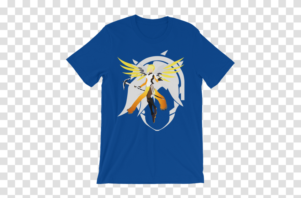 Overwatch Mercy T Shirt, Apparel, T-Shirt Transparent Png