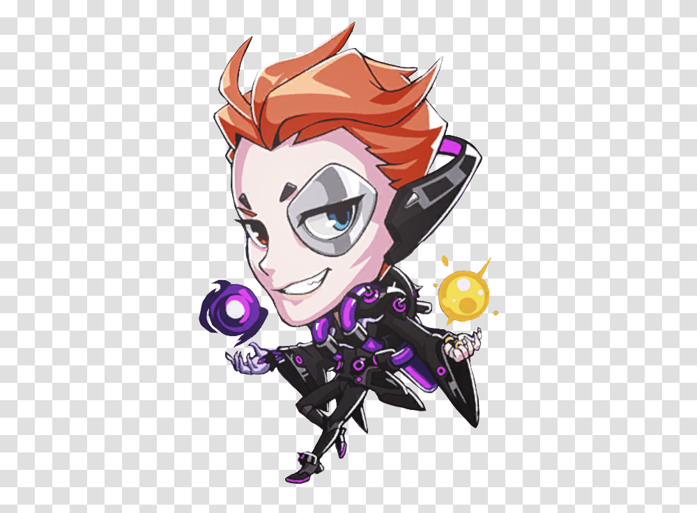 Overwatch Moira Cute Spray, Doodle, Drawing Transparent Png