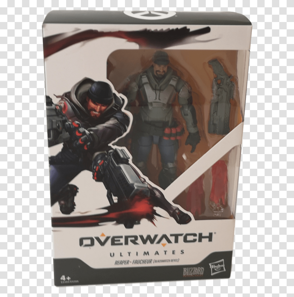 Overwatch Reaper Action Figure, Person, Human, Helmet Transparent Png