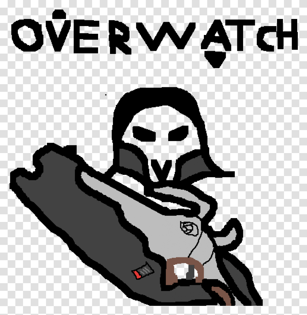 Overwatch Reaper Illustration, Weapon, Weaponry, Gun, Mammal Transparent Png