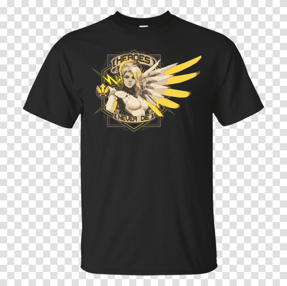 Overwatch Shirt Overwatch Mercy Design Watchauto, Apparel, T-Shirt, Sleeve Transparent Png