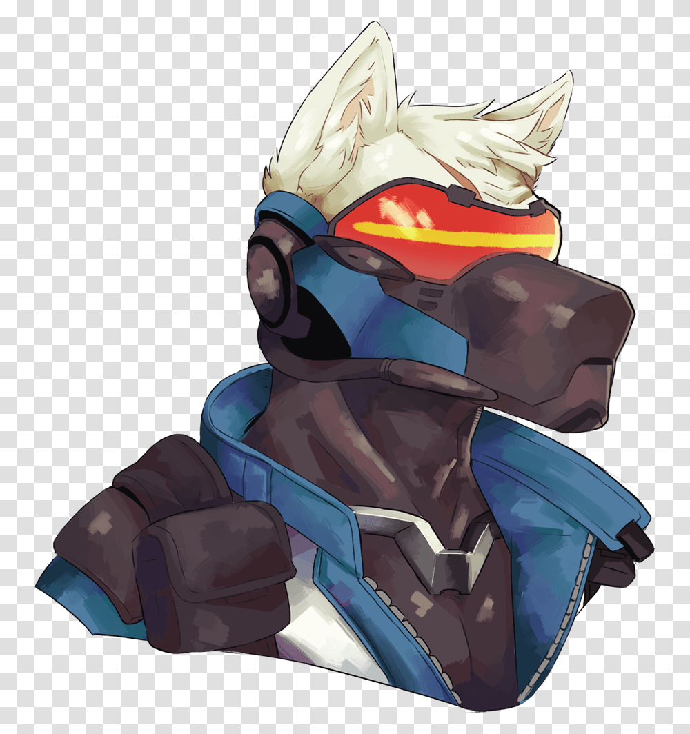 Overwatch Soldier 76 Furry, Batman Transparent Png