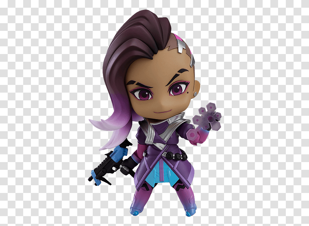 Overwatch Sombra Classic Skin Edition Nendoroid Sombra Nendoroid, Doll, Toy, Clothing, Apparel Transparent Png