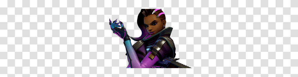 Overwatch Sombra Image, Person, Human, Costume, Blow Dryer Transparent Png