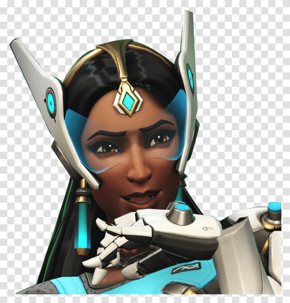 Overwatch Sym Meme, Person, Human, Face, Toy Transparent Png