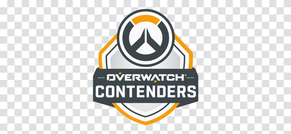 Overwatch Title Overwatch Contenders Logo, Label, Text, Symbol, Trademark Transparent Png