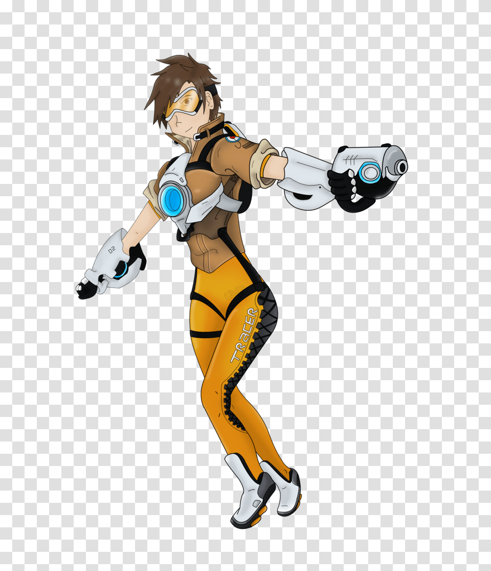 Overwatch Tracer, Helmet, Apparel, Person Transparent Png