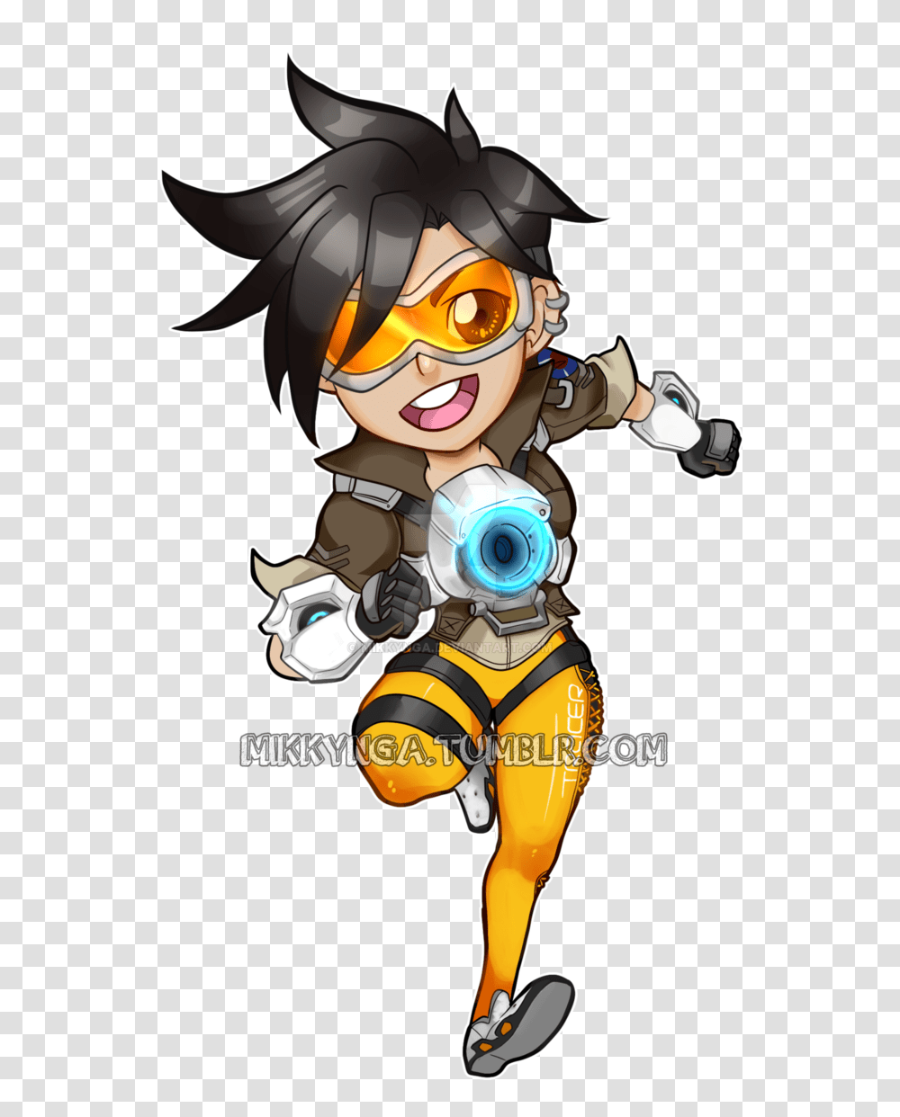 Overwatch Tracer Sticker, Person, Face Transparent Png