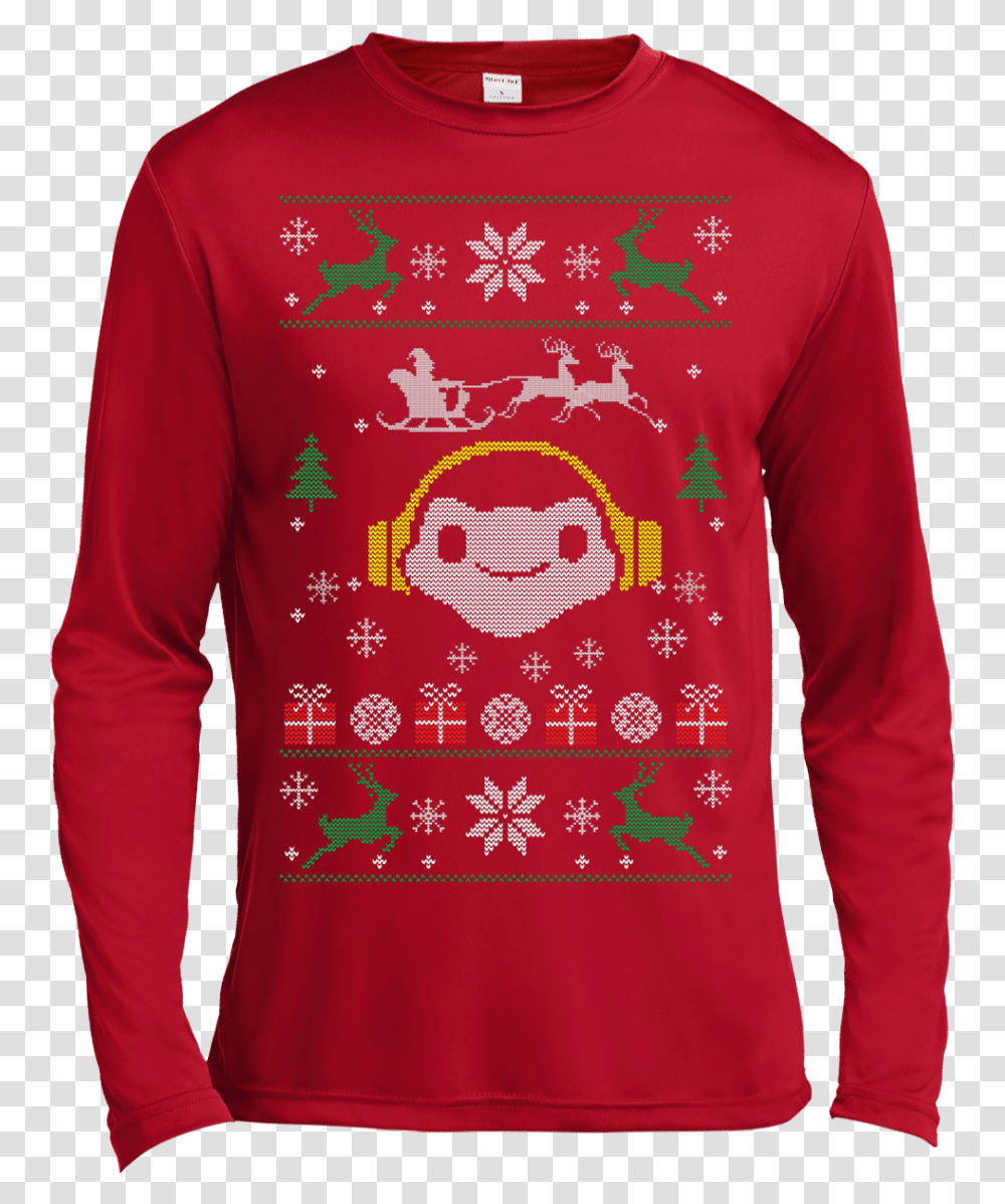 Overwatch Ugly Holiday Sweater, Sleeve, Apparel, Long Sleeve Transparent Png