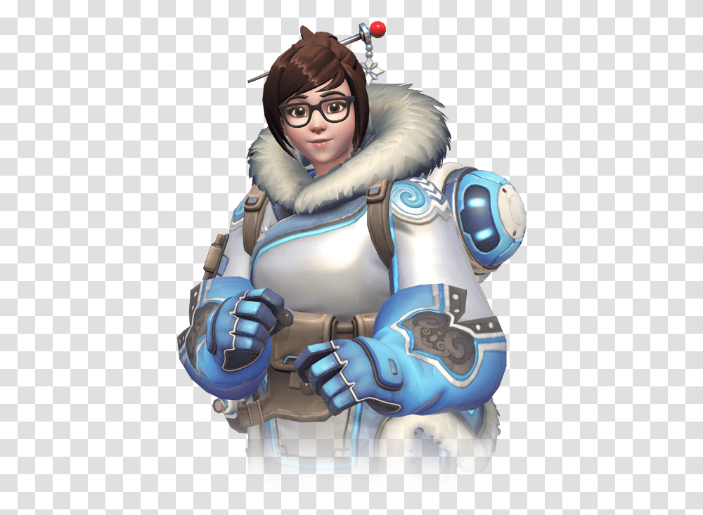 Overwatch Wiki Mei Overwatch, Toy, Person, Human Transparent Png