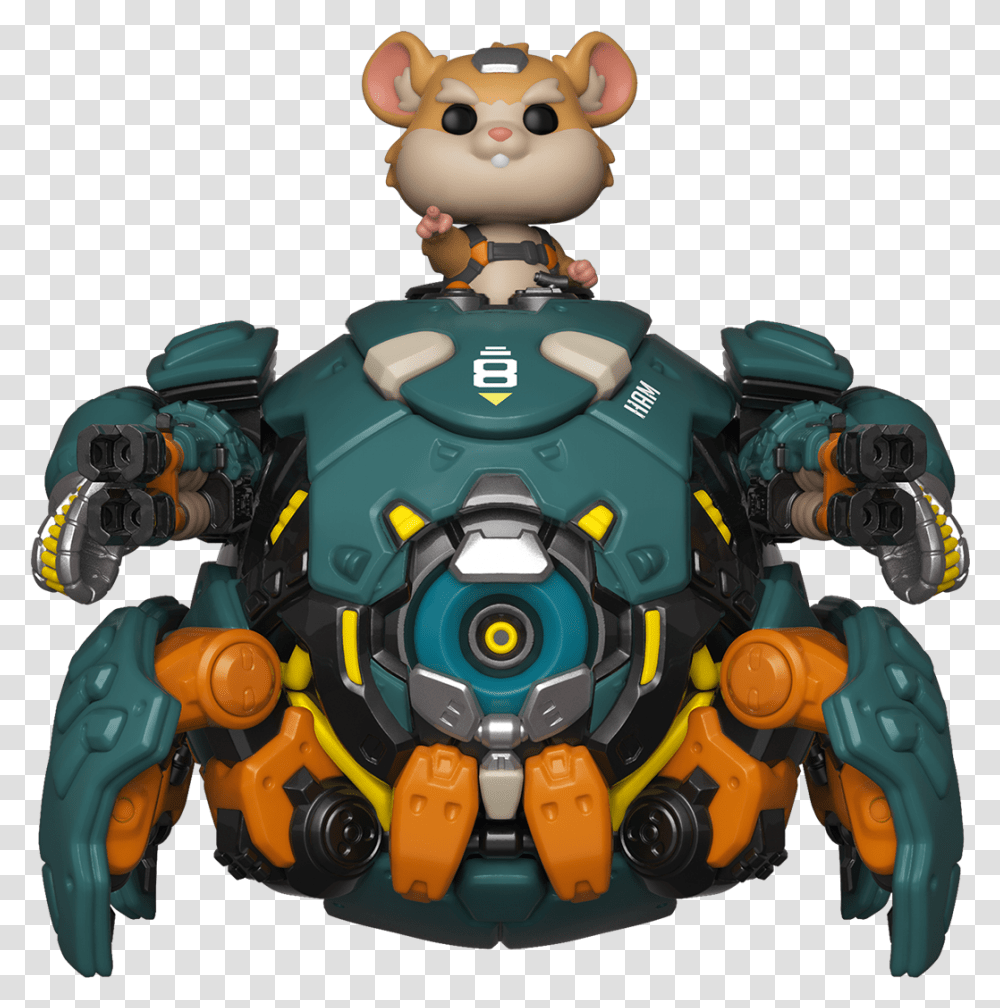 Overwatch Wrecking Ball Pop, Toy, Robot Transparent Png