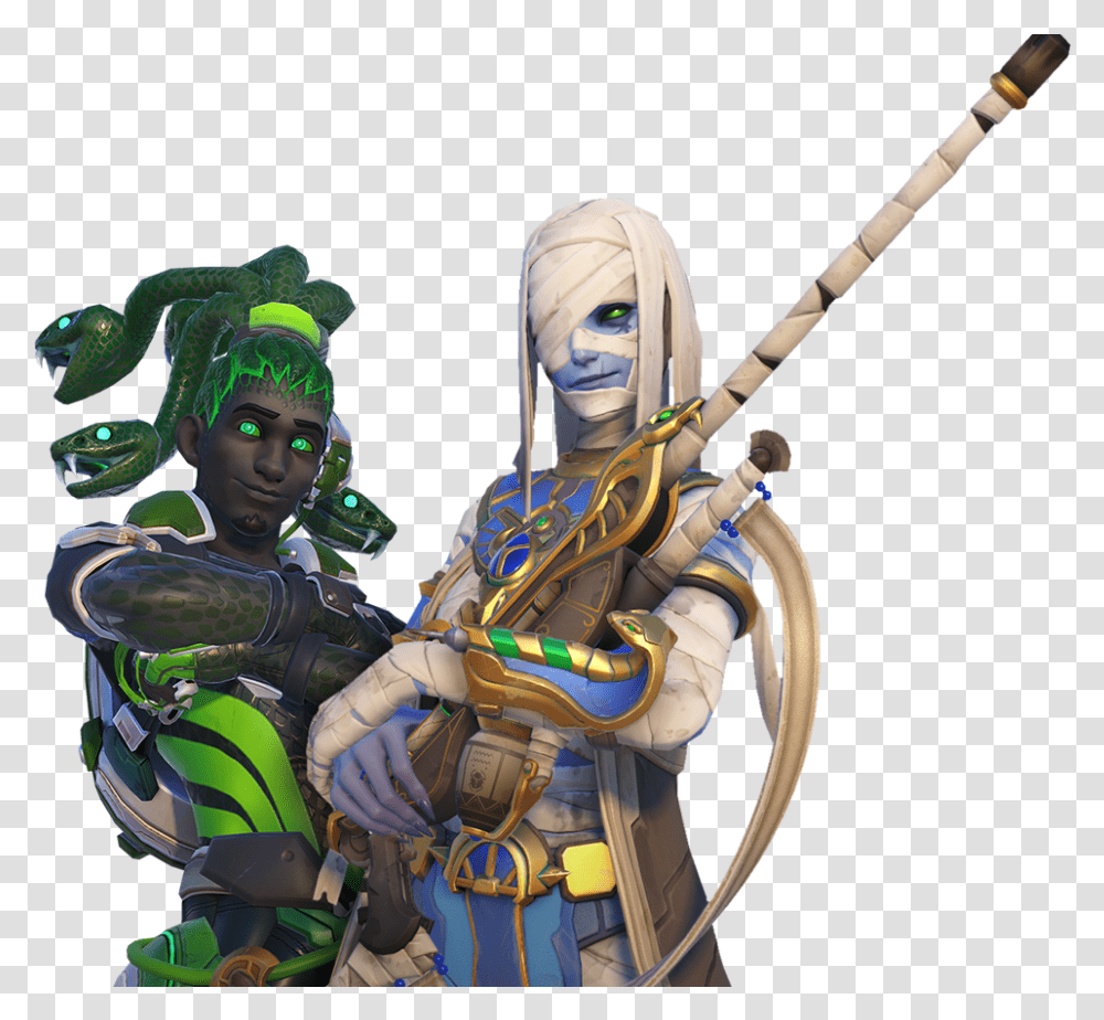 Overwatchs Halloween Terror 2019 Event Ana Pharoah Halloween Skin, Toy, Person, Human, Costume Transparent Png