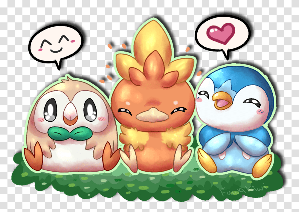 Ovo Owl Rowlet Torchic Piplup Birds Torchic Piplup Rowlet Art, Angry Birds, Sweets, Food, Confectionery Transparent Png