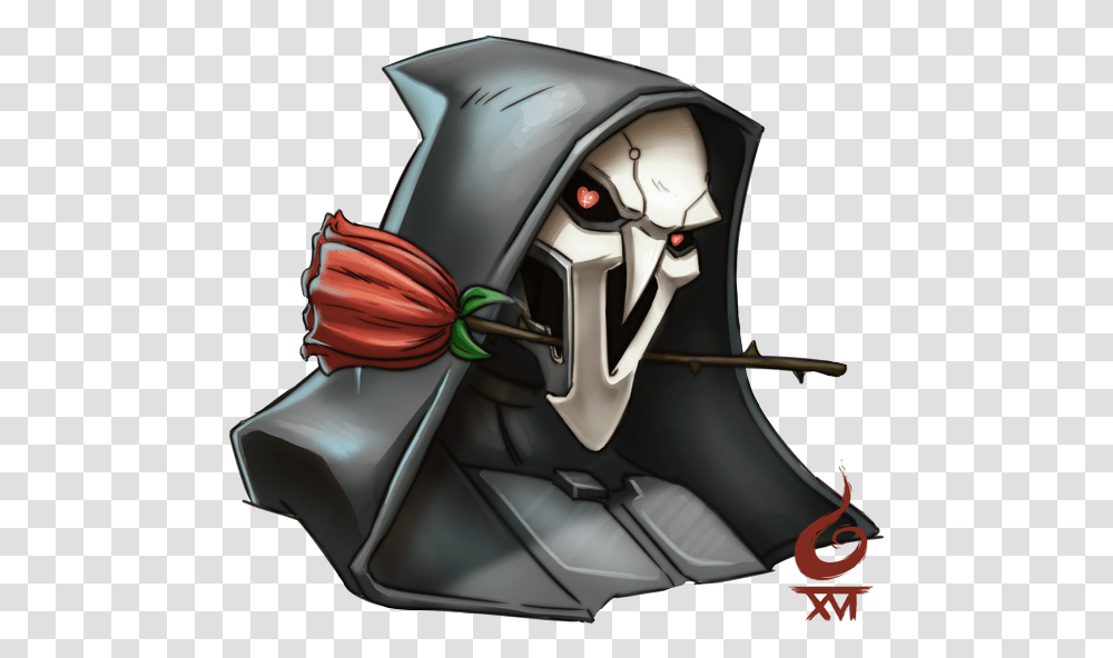 Ow Reaper Fanart By Holyengine Overwatch Reaper Widowmaker Overwatch Reaper Fanart, Helmet, Apparel, Label Transparent Png