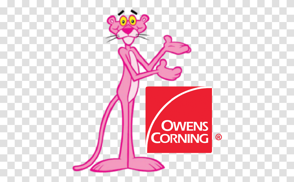 Owens Corning Pink Panther, Cross Transparent Png