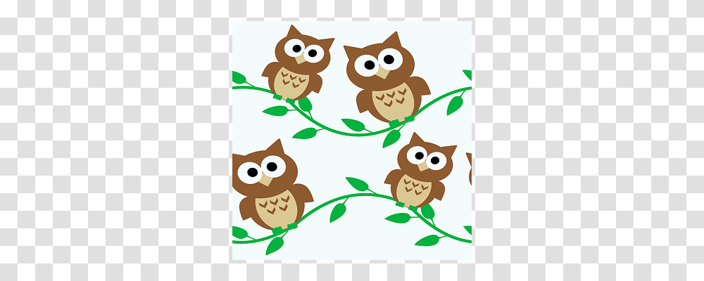 Owl Floral Design, Pattern Transparent Png