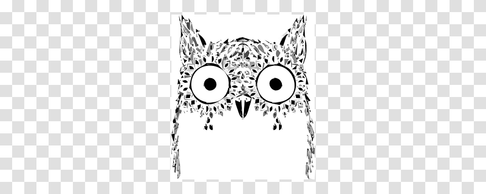 Owl Doodle, Drawing, Face Transparent Png