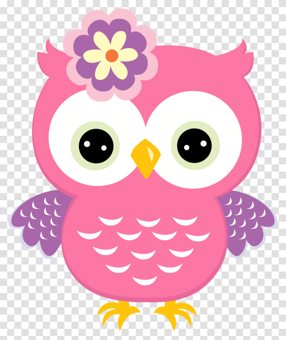 Owl Babies Owls Holi Baby Bird Clipart Pink Owls, Animal, Poultry, Fowl Transparent Png