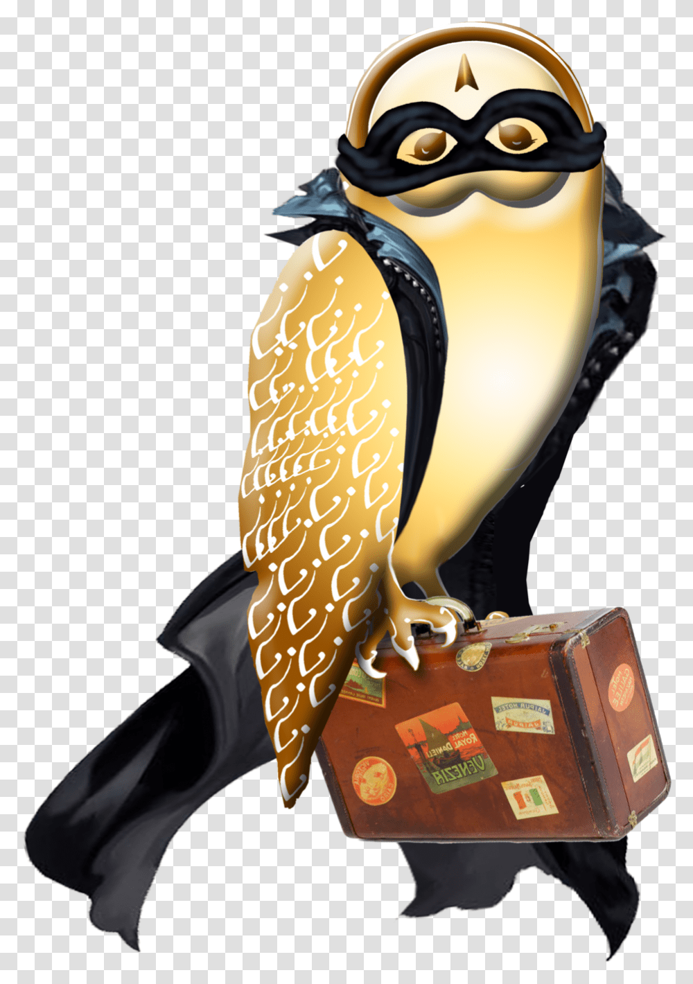 Owl Bandit No Gun Penguin, Animal, Bird, Trophy Transparent Png