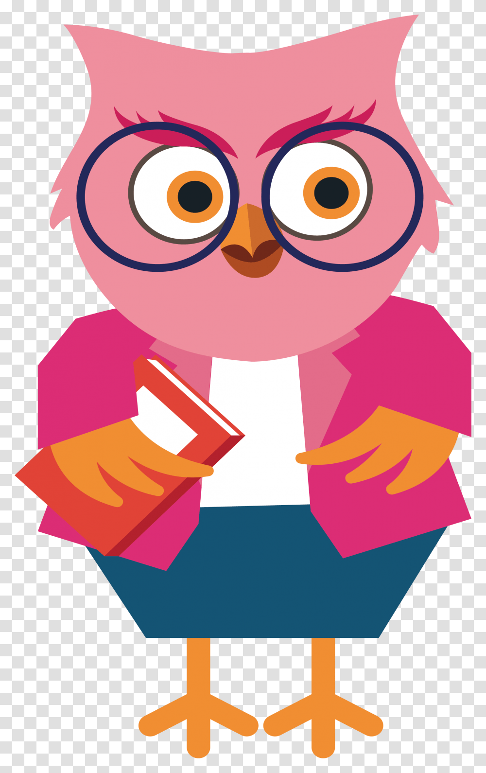 Owl Cartoon Teacher Clip Art, Face, Drawing, Poster Transparent Png