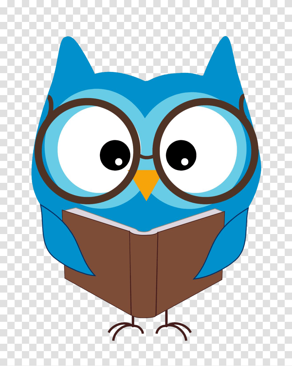 Owl Clipart, Bird, Animal, Beak, Reading Transparent Png