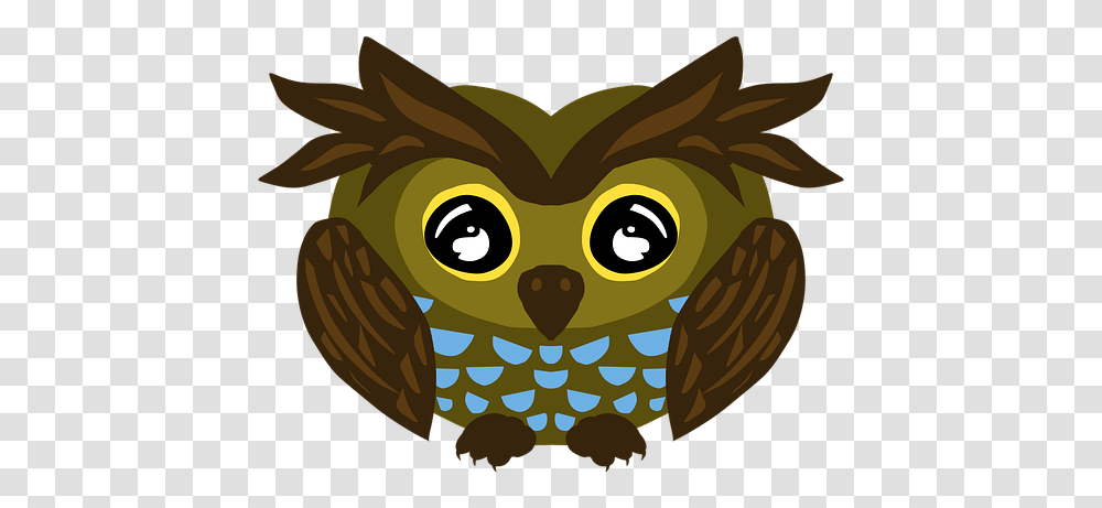 Owl Clipart Bird Illustration, Mammal, Animal, Head, Pet Transparent Png