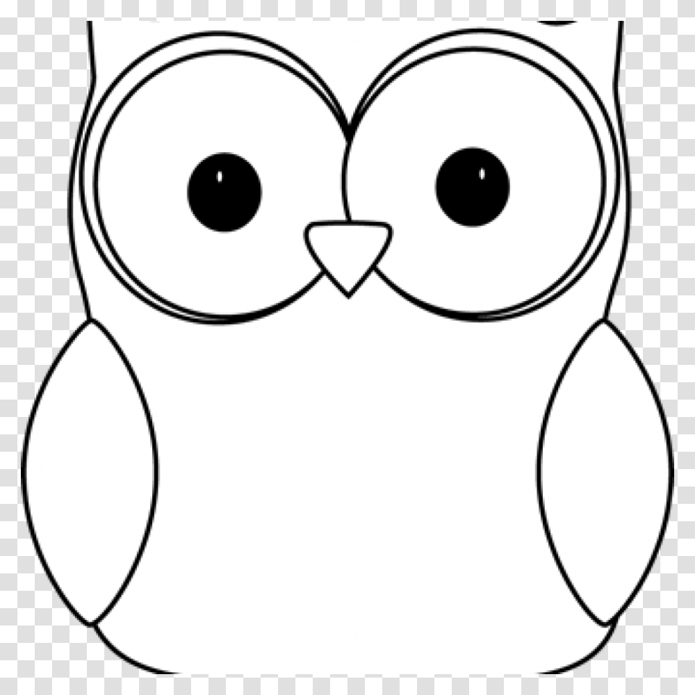 Owl Clipart Black And White Clip Art Image Free Winter, Drawing, Bird, Animal, Penguin Transparent Png