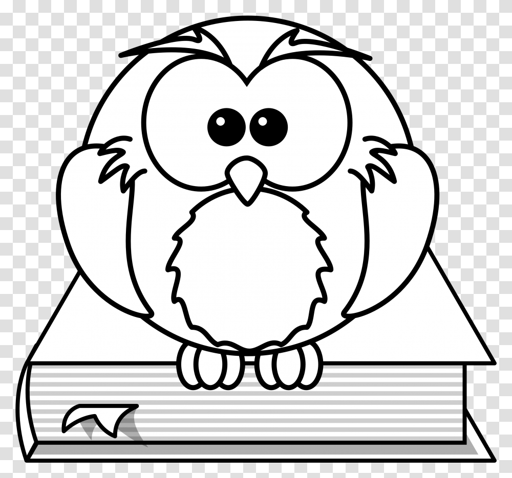 Owl Clipart Black And White Free, Astronomy, Outer Space, Universe, Animal Transparent Png