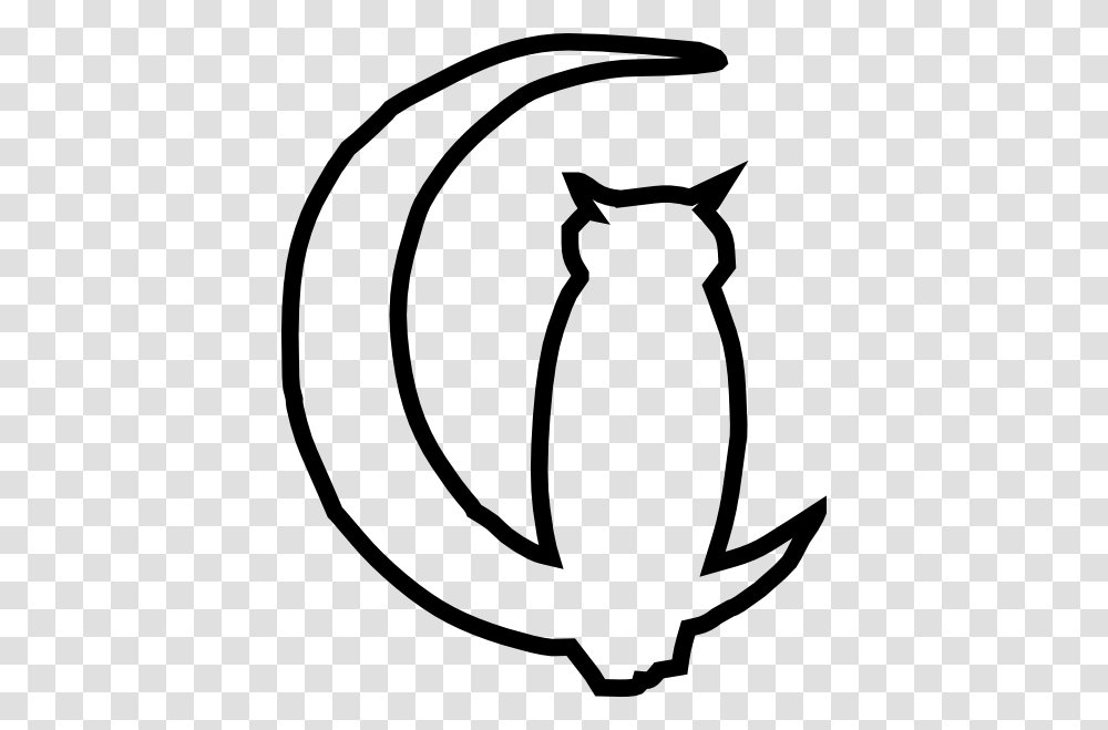 Owl Clipart Moon, Hand, Stencil, Logo Transparent Png