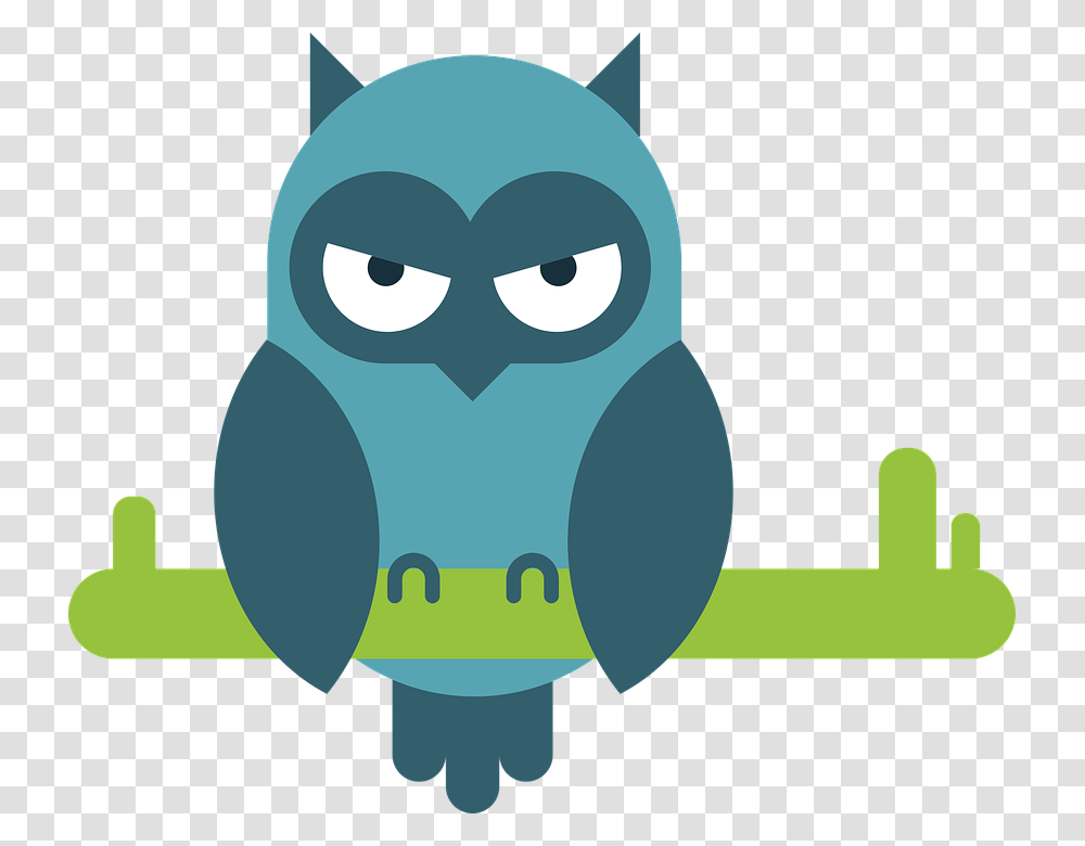 Owl Comic Animal Portrait Animal Picture Design Owl Comic, Bird Transparent Png