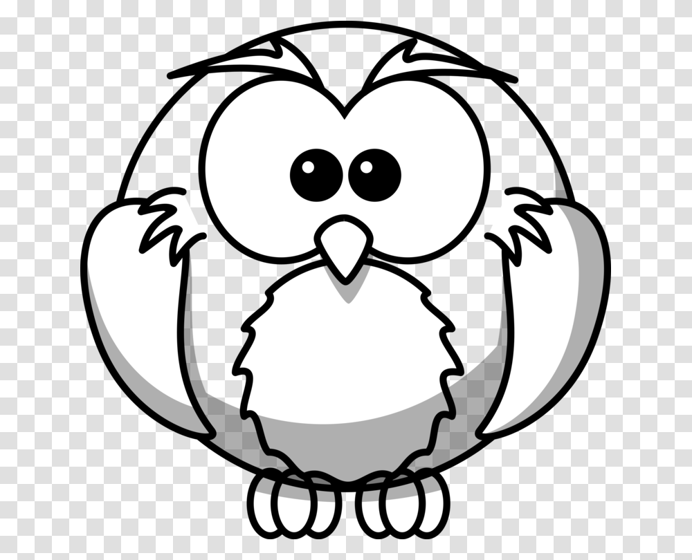 Owl Line Art Drawing Cartoon Graphic Arts, Stencil, Bird, Animal, Penguin Transparent Png